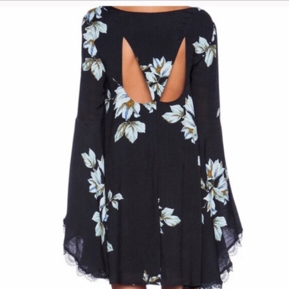 NWOT FREE PEOPLE floral tunic/mini dress - Picture 11 of 12